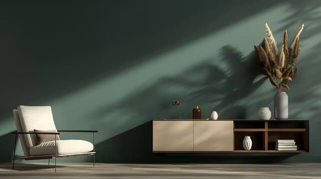 Wall-mounted TV cabinet